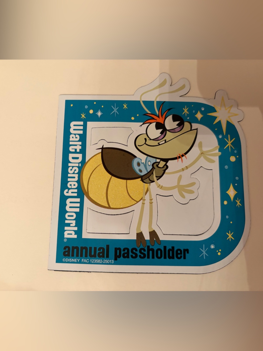 Disney annual passholder magnet ray Tiana